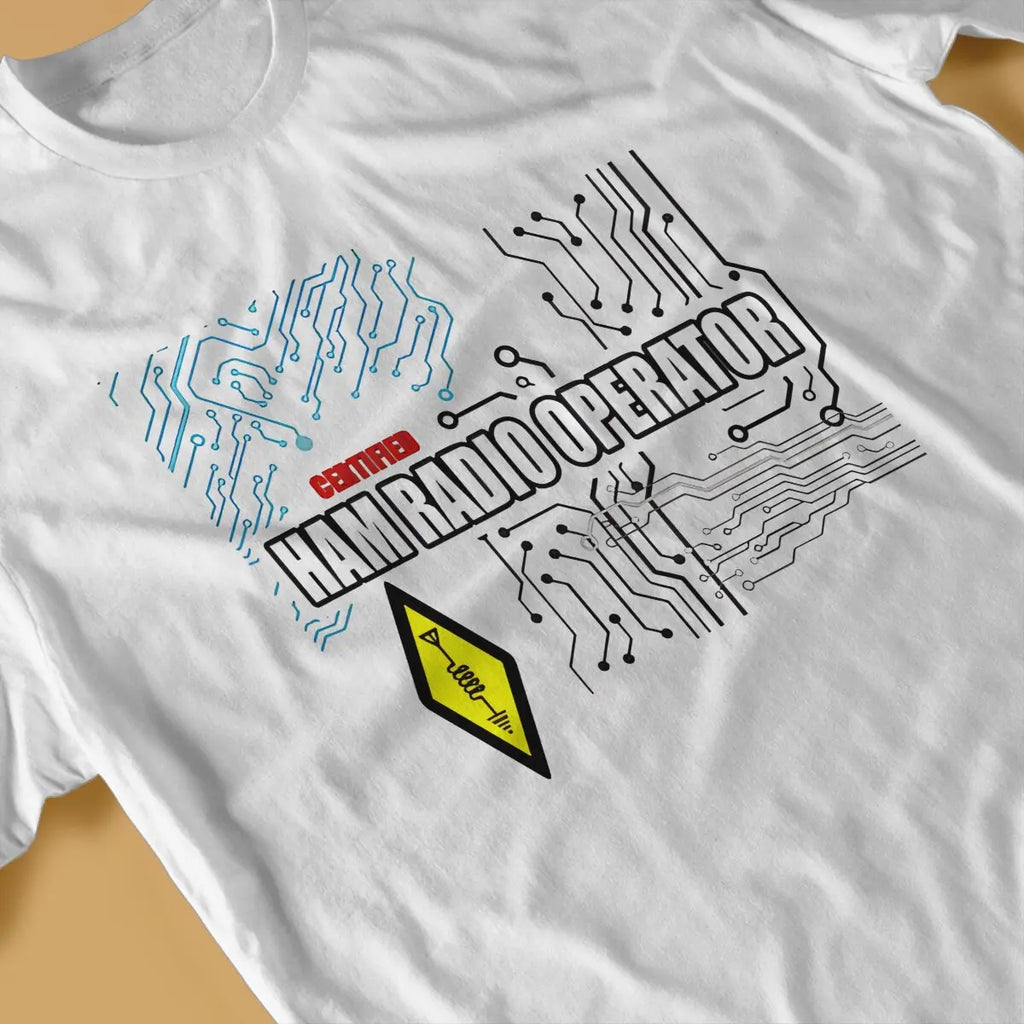 Electronics T Shirts Ham Radio Operator Pure Cotton Clothing Unique Short Sleeve Round Neck Tee Shirt Graphic Printed T-Shirt