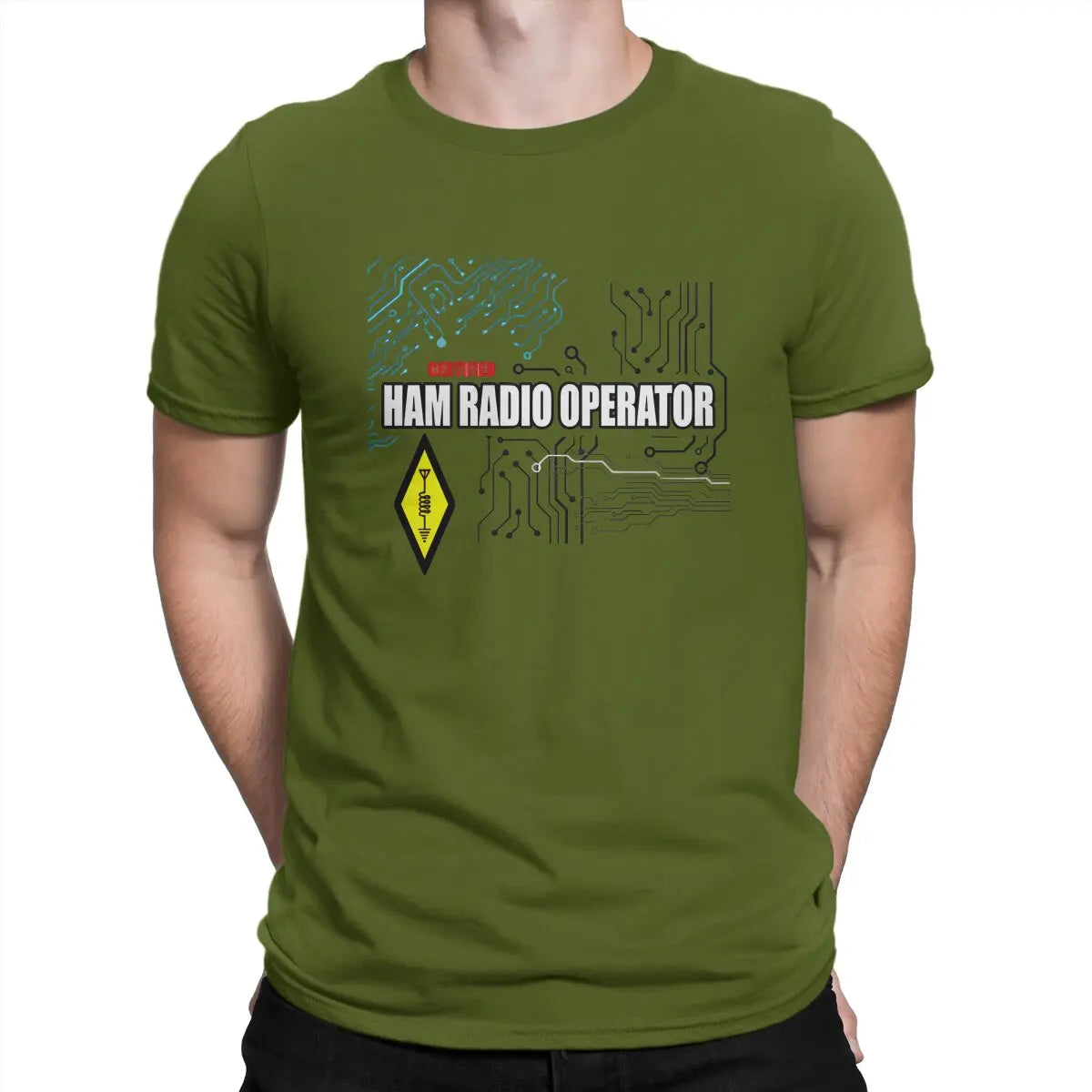 Electronics T Shirts Ham Radio Operator Pure Cotton Clothing Unique Short Sleeve Round Neck Tee Shirt Graphic Printed T-Shirt