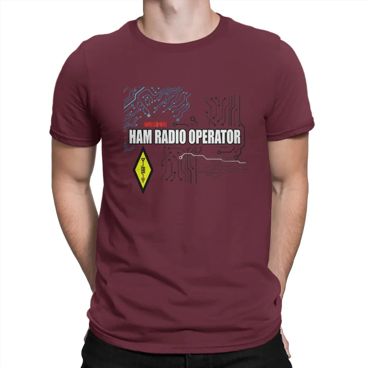 Electronics T Shirts Ham Radio Operator Pure Cotton Clothing Unique Short Sleeve Round Neck Tee Shirt Graphic Printed T-Shirt