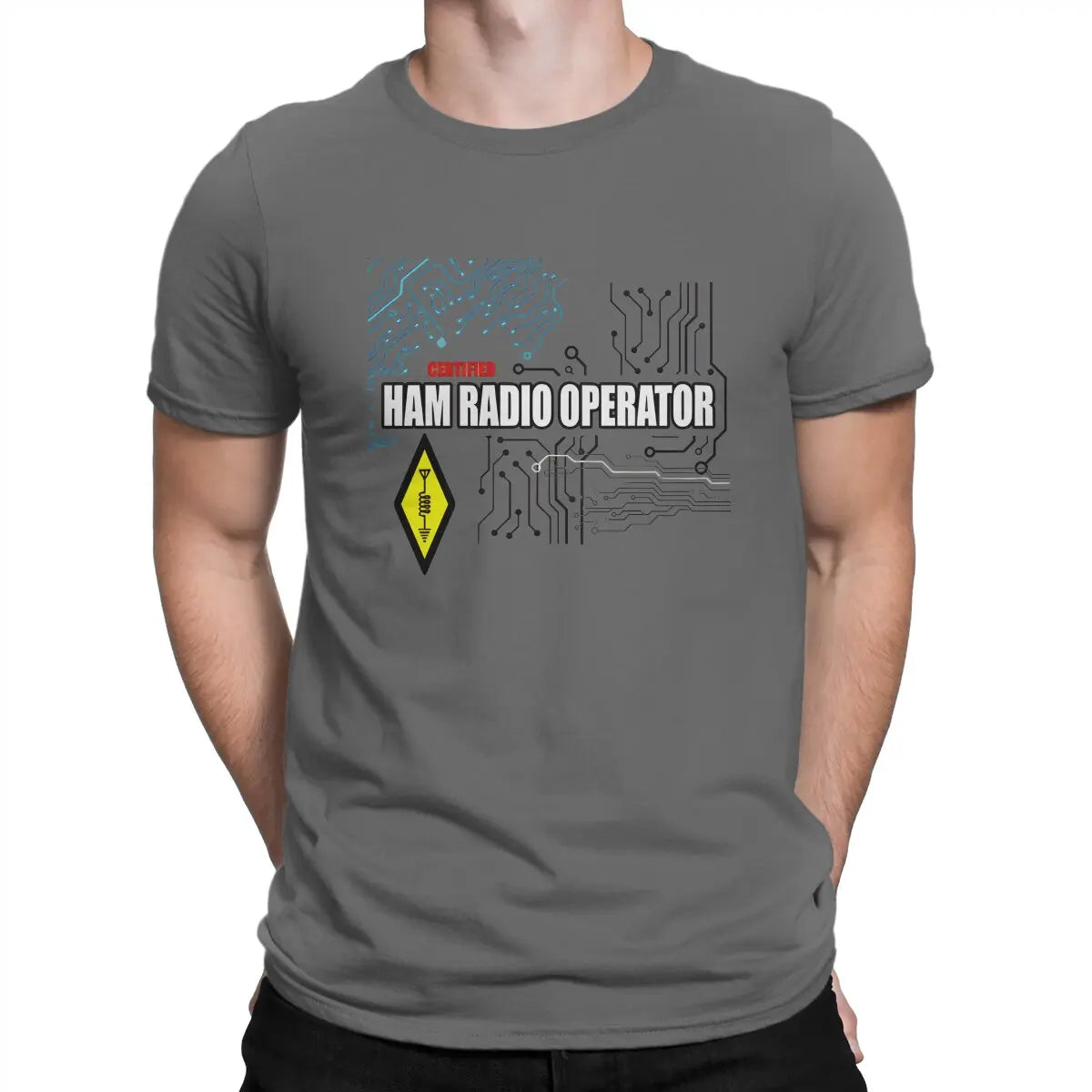 Electronics T Shirts Ham Radio Operator Pure Cotton Clothing Unique Short Sleeve Round Neck Tee Shirt Graphic Printed T-Shirt