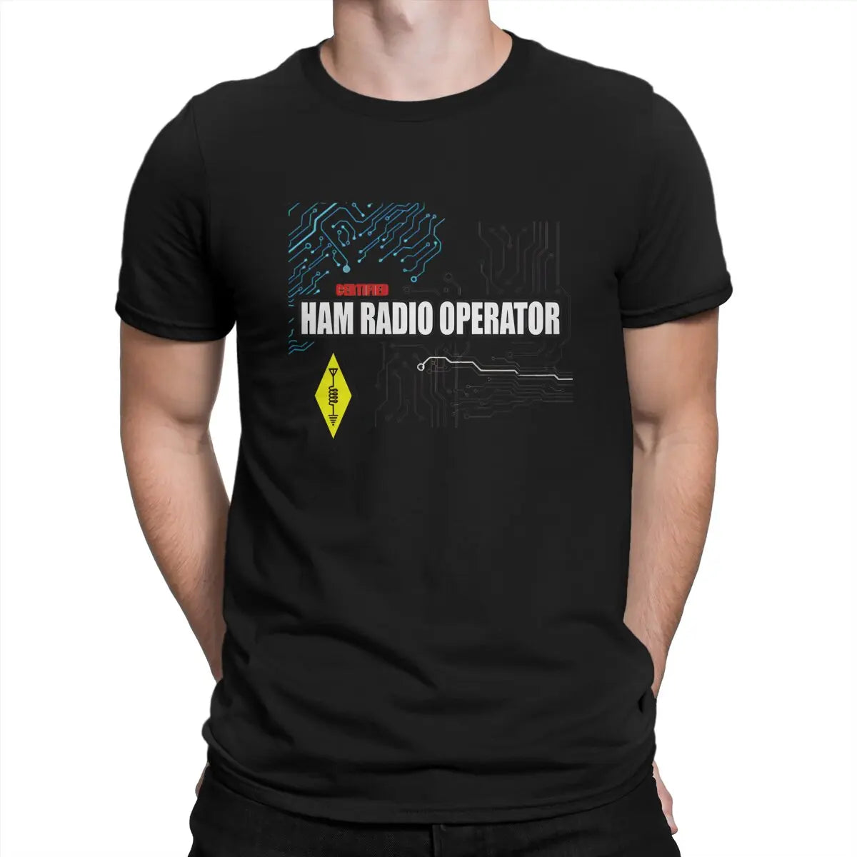 Electronics T Shirts Ham Radio Operator Pure Cotton Clothing Unique Short Sleeve Round Neck Tee Shirt Graphic Printed T-Shirt
