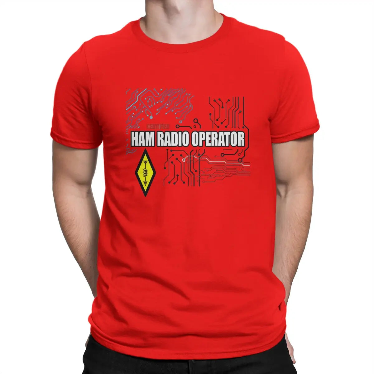 Electronics T Shirts Ham Radio Operator Pure Cotton Clothing Unique Short Sleeve Round Neck Tee Shirt Graphic Printed T-Shirt
