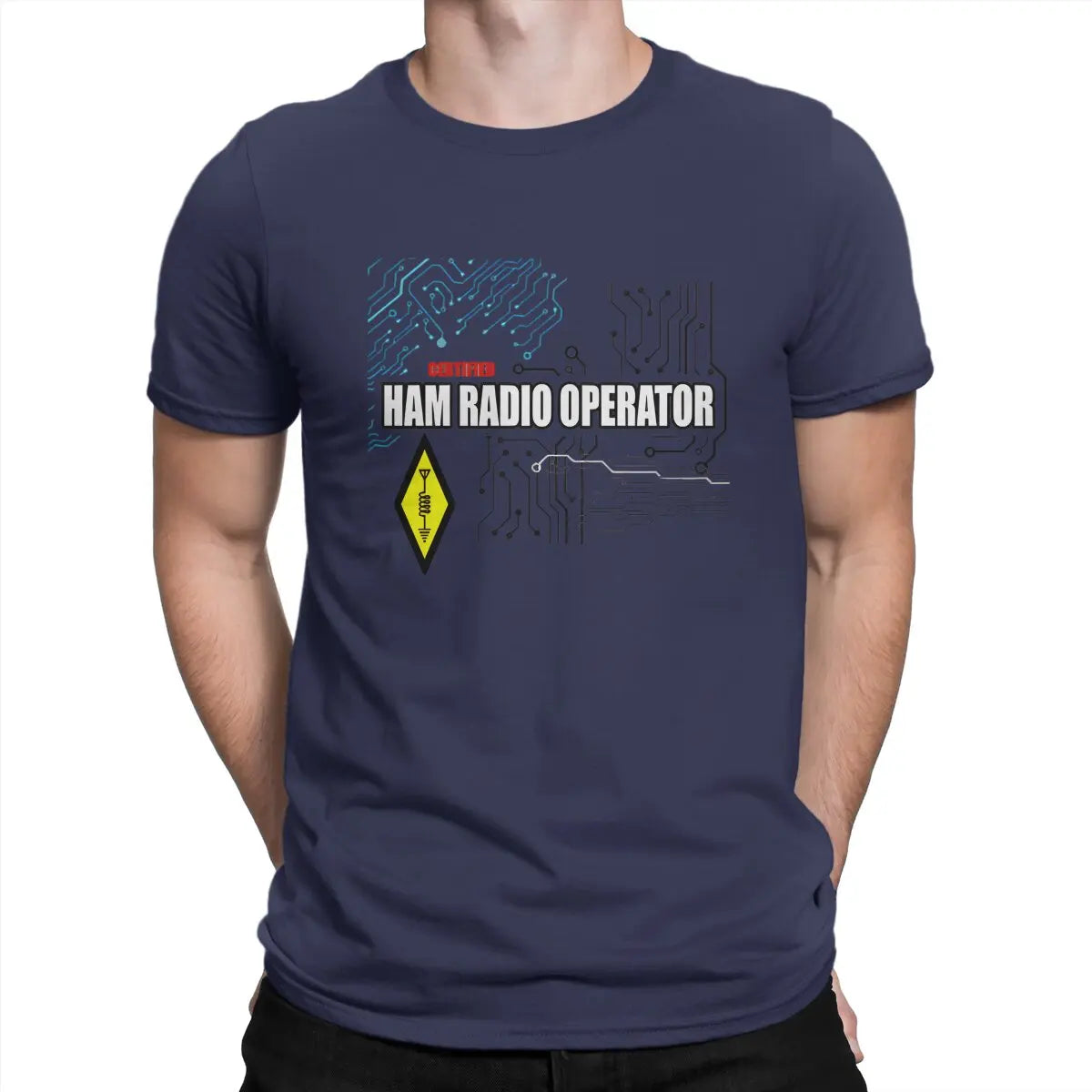 Electronics T Shirts Ham Radio Operator Pure Cotton Clothing Unique Short Sleeve Round Neck Tee Shirt Graphic Printed T-Shirt