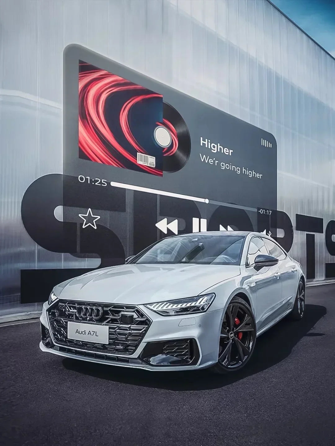 Audi men's t-shirt rs3 engineering printing mechanical style car enthusiast car theme casual cotton summer